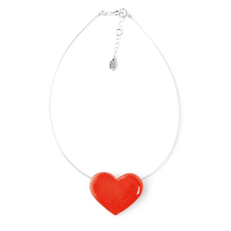 Red Shell Heart Pendant | The Jewellery Stop