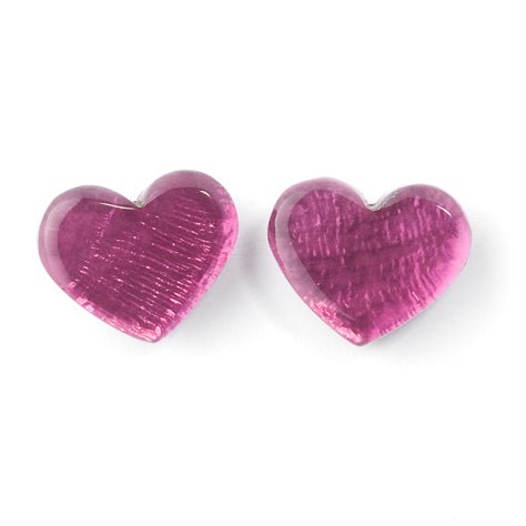 Berry Shell Heart Stud Earrings | The Jewellery Stop