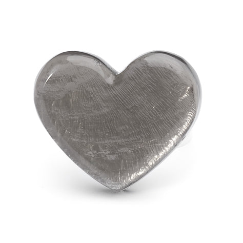 Black Shell Heart Ring | The Jewellery Stop