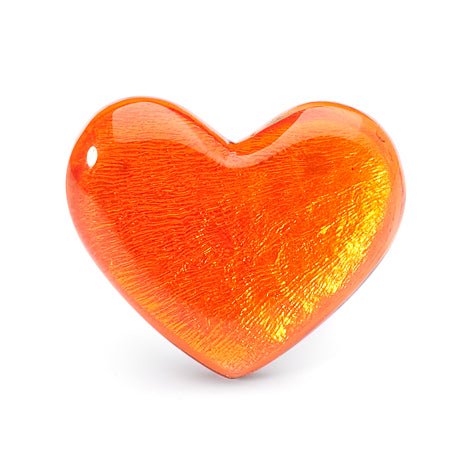 Orange Shell Heart Ring | The Jewellery Stop