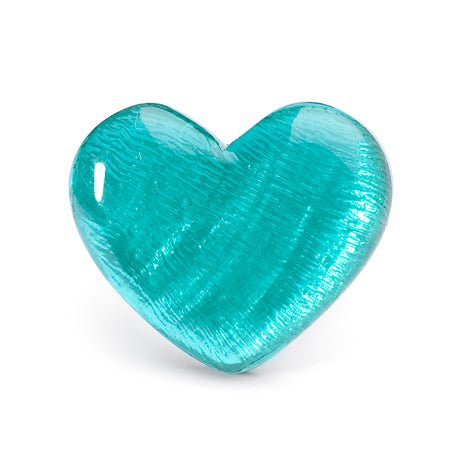 Teal Shell Heart Ring | The Jewellery Stop