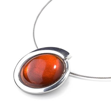 Orange Vortex Pendant | The Jewellery Stop