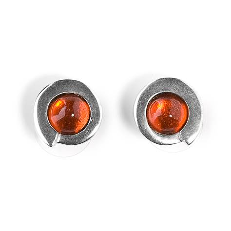Orange Vortex Stud Earrings | The Jewellery Stop