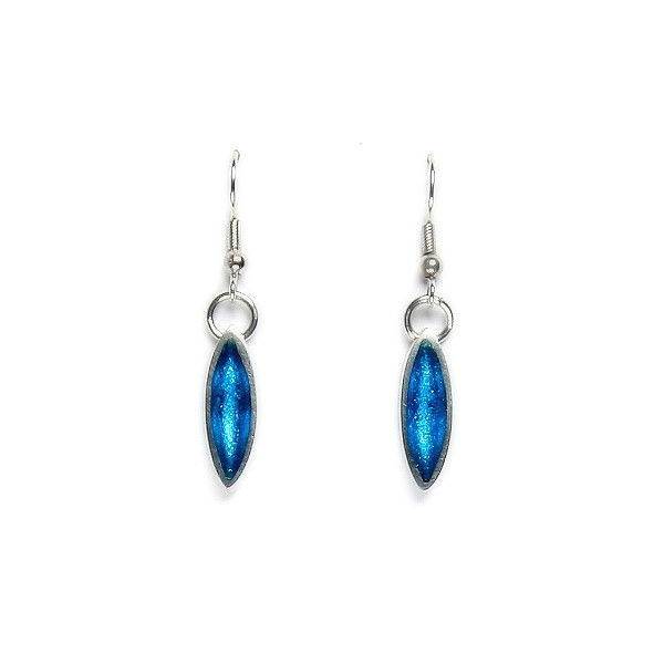 Turquoise Bamboo Shoot Fish Hook Earrings | The Jewellery Stop