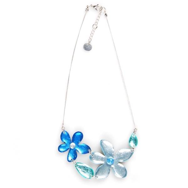 Glacier Flower Bib Necklace | The Jewellery Stop