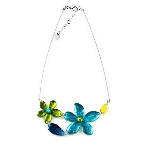 Seaweed Flower Bib Necklace | The Jewellery Stop