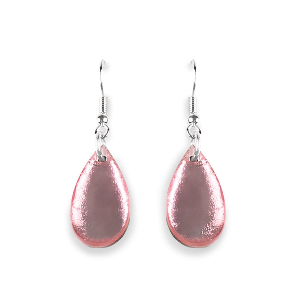 Blush Flower Petal Fish Hook Earrings | The Jewellery Stop