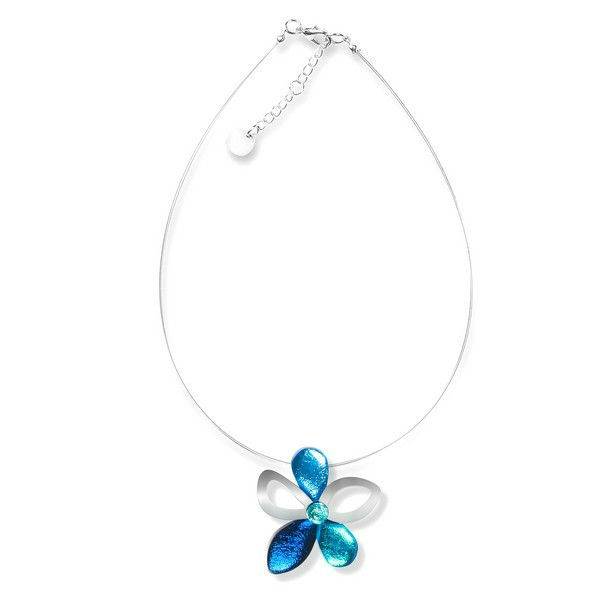 Ocean Eclectic Flower Pendant on Wire | The Jewellery Stop