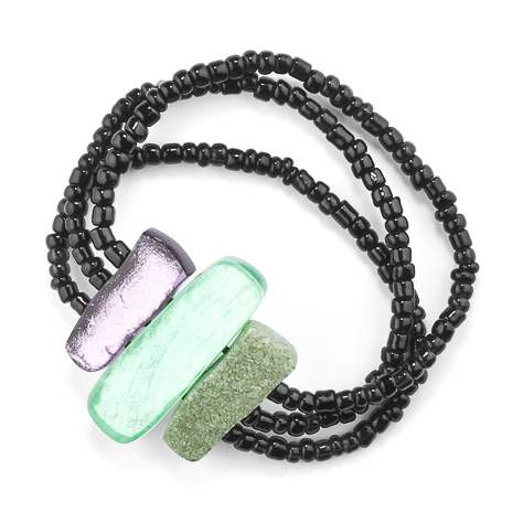 Ocean Mist Jagged Tiles Bracelet | The Jewellery Stop