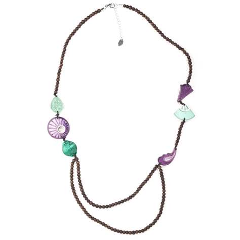Ocean Mist Oriental Mix Long Necklace | The Jewellery Stop