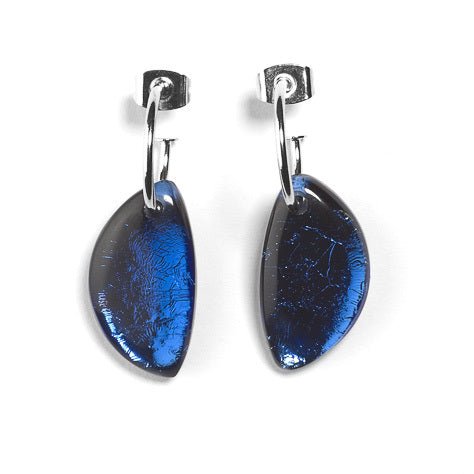 Blue Eclectic Creole Earrings | The Jewellery Stop