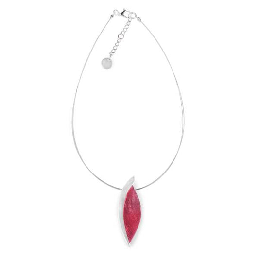 Plum Angel Wing Pendant | The Jewellery Stop