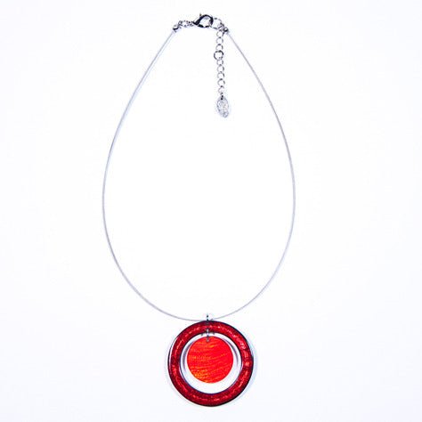 Flame Crop Circles Pendant | The Jewellery Stop