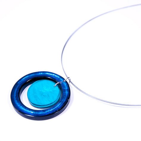 Turquoise Crop Circles Pendant | The Jewellery Stop