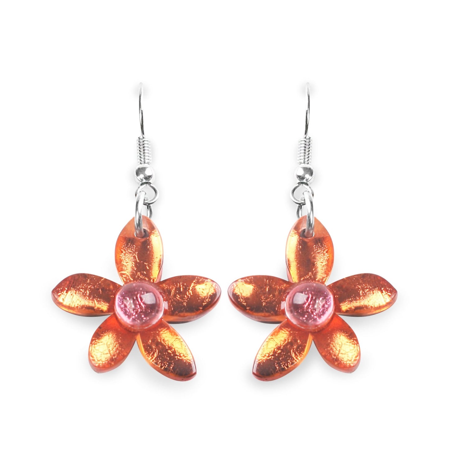 Carnival Flower Fish Hook Earrings | The Jewellery Stop