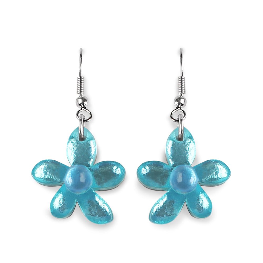 Ice Flower Fish Hook Earrings | The Jewellery Stop