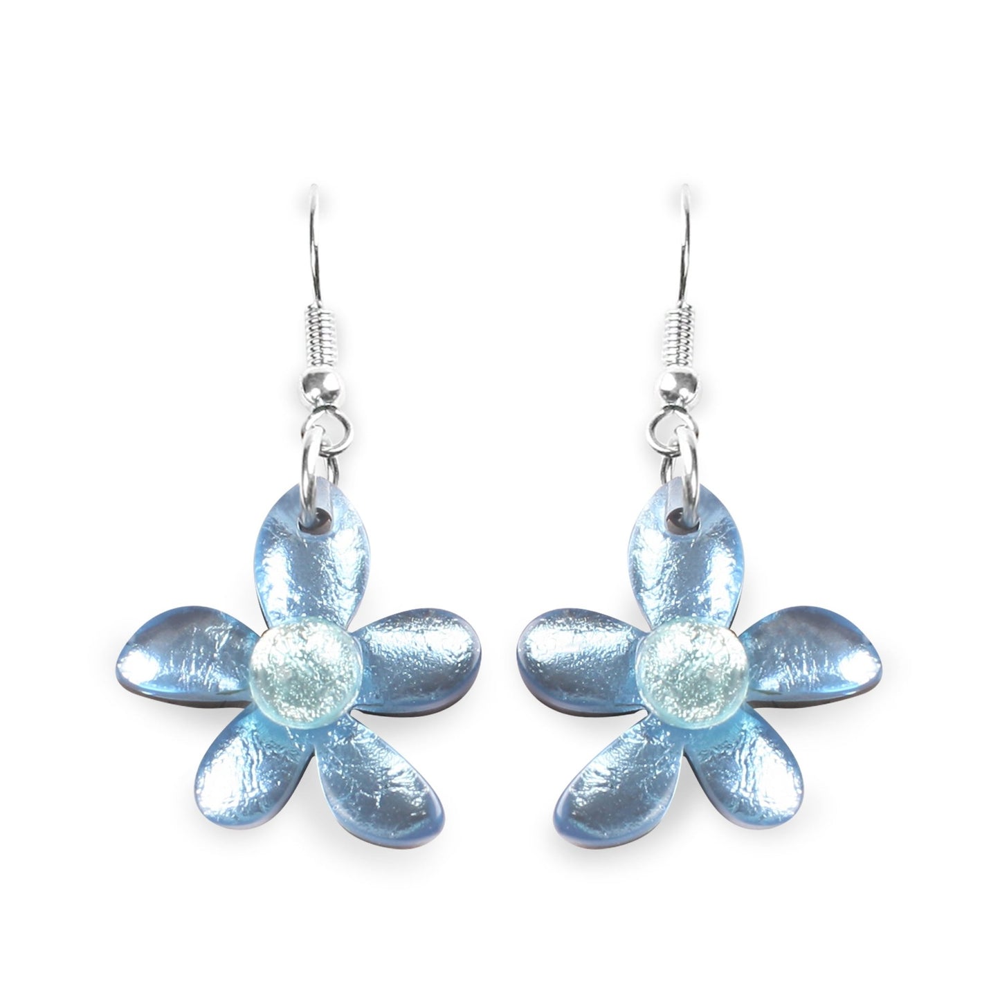 Mediterranean Flower Fish Hook Earrings | The Jewellery Stop