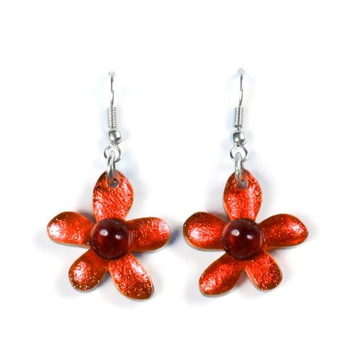 Spice Flower Fish Hook Earrings | The Jewellery Stop