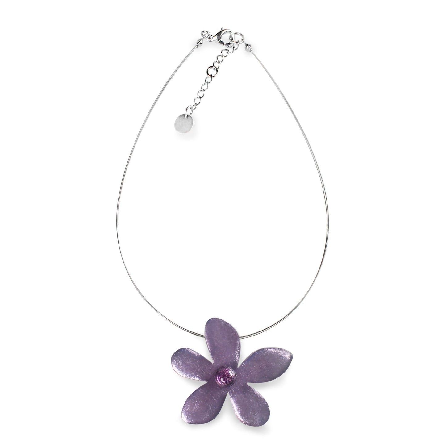 Lilac Flower Large Pendant | The Jewellery Stop