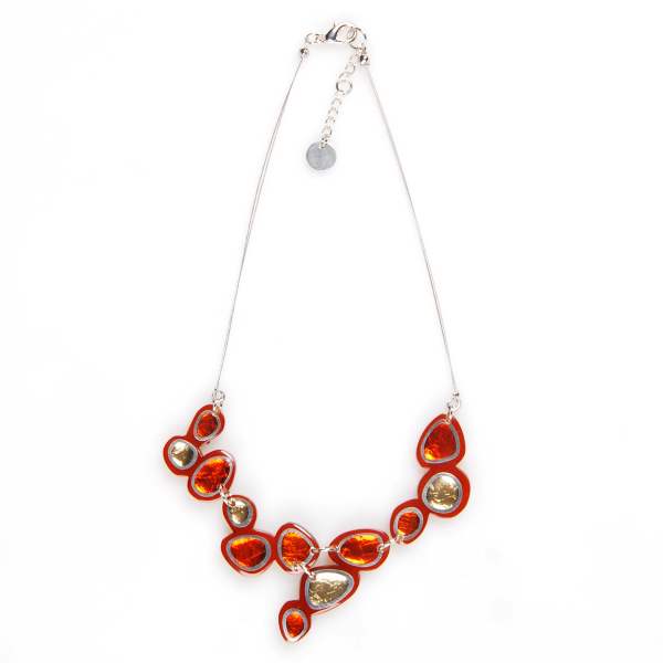 Tangerine Bubbles Necklace | The Jewellery Stop