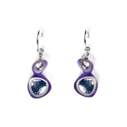 Lavender Bubbles Creole Earrings | The Jewellery Stop