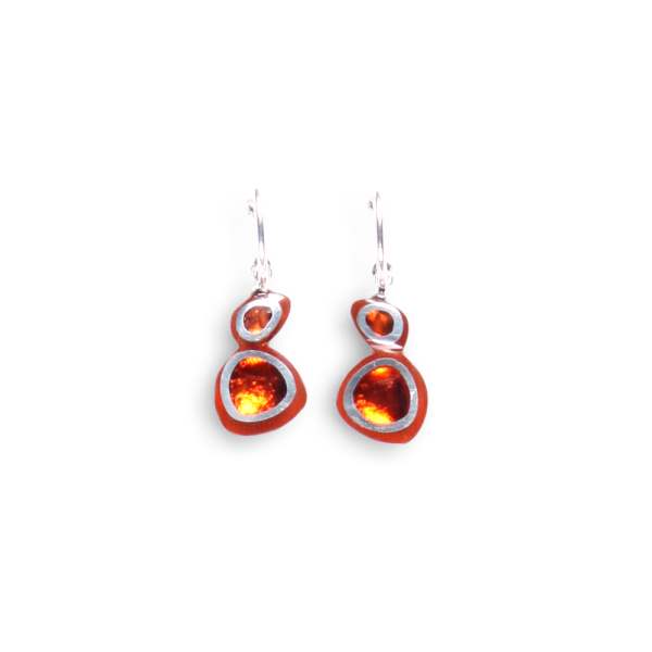 Toffee Bubbles Creole Earrings | The Jewellery Stop