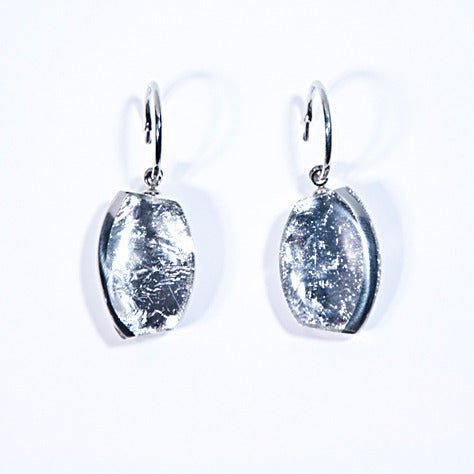 White Bridge Creole Earrings | The Jewellery Stop