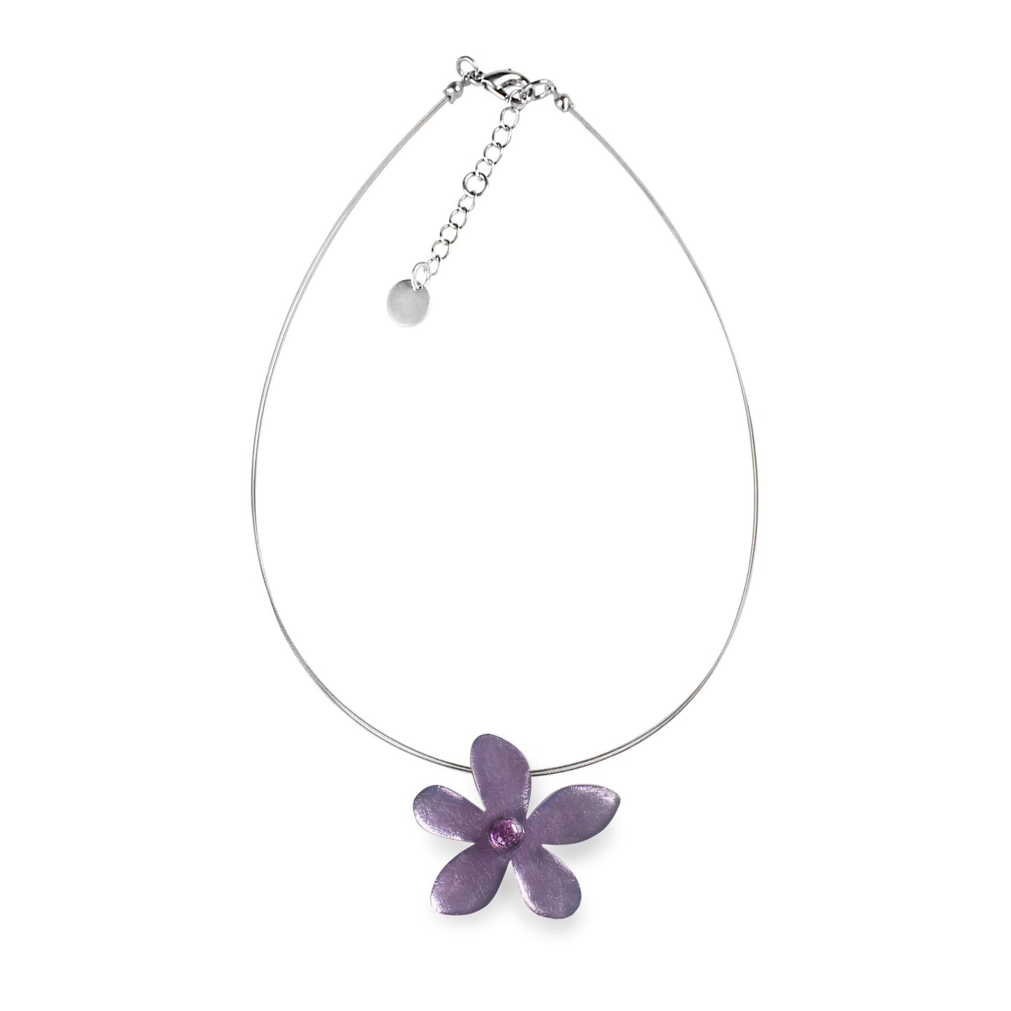 Lilac Flower Small Pendant | The Jewellery Stop
