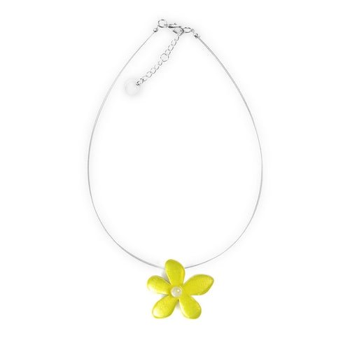 Yellow Flower Small Pendant | The Jewellery Stop