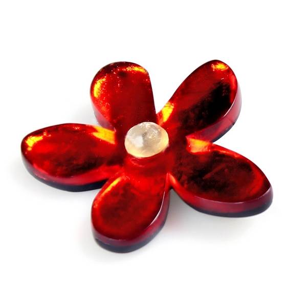 Amber Flower Brooch | The Jewellery Stop