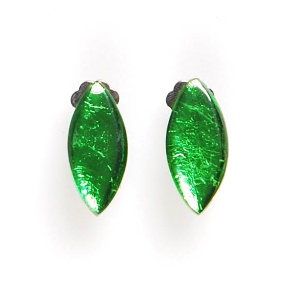 Green Petal Clip Earrings | The Jewellery Stop