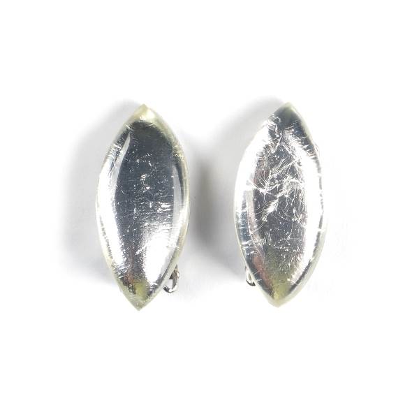 Silver Petal Clip Earrings | The Jewellery Stop