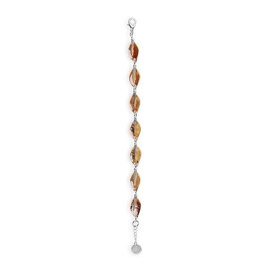 Chocolate Assorted Leaf bracelet | The Jewellery Stop