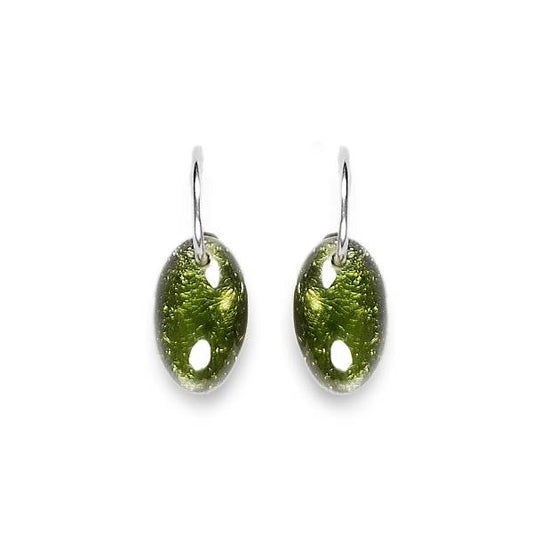Moss Classic Ovals Rounded Creole Earrings | The Jewellery Stop