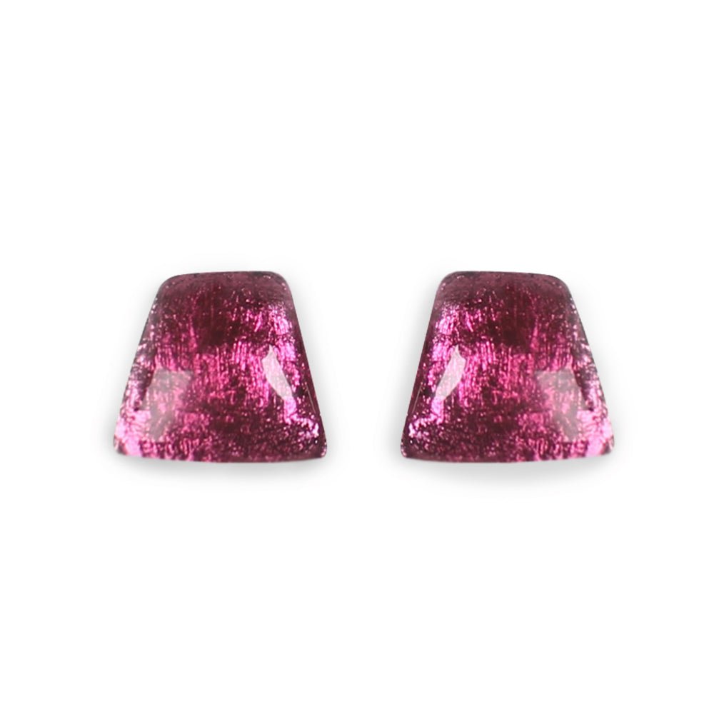 Fuchsia Cleopatra Stud Earrings | The Jewellery Stop