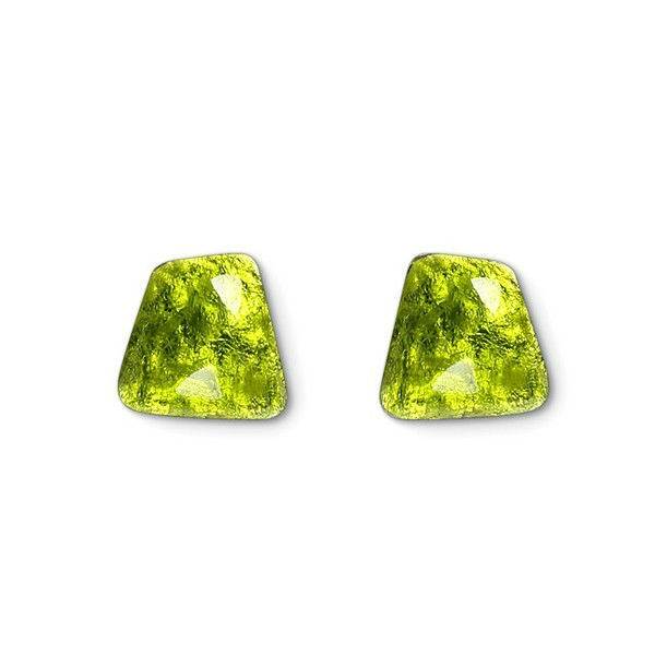 Peridot Cleopatra Stud Earrings | The Jewellery Stop