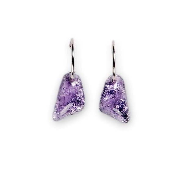 Lilac Cleopatra Creole Earrings | The Jewellery Stop
