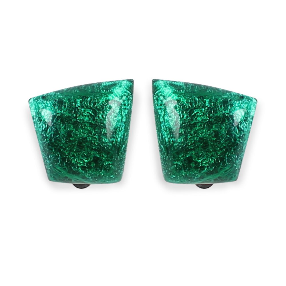 Emerald Cleopatra Clip Earrings | The Jewellery Stop