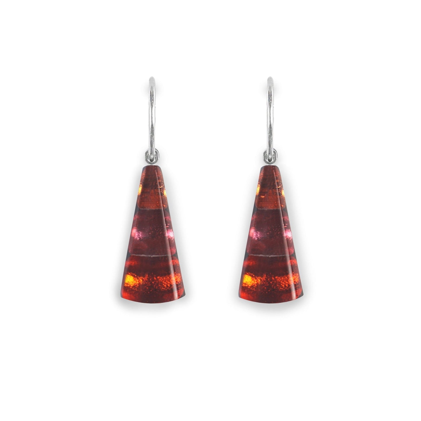 Carnival Deco Triangle Creole Earrings | The Jewellery Stop
