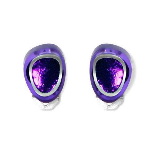 Peacock Bubbles Clip Earrings | The Jewellery Stop