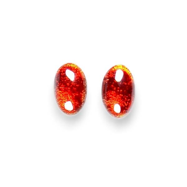 Toffee Classic Ovals Rounded Stud Earrings | The Jewellery Stop