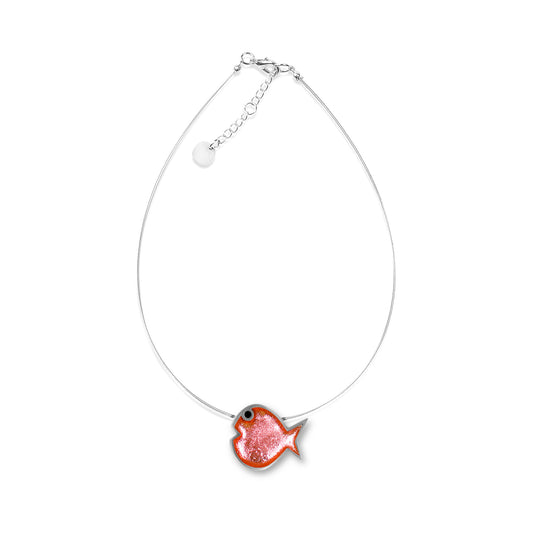 Coral Bubble Fish Large Pendant | The Jewellery Stop