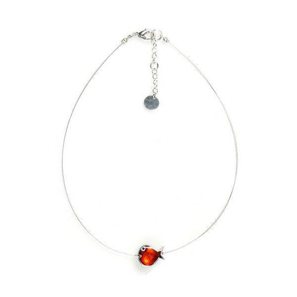 Orange Bubble Fish Small Pendant | The Jewellery Stop
