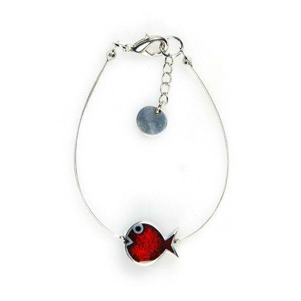 Red Bubble Fish Bracelet | The Jewellery Stop