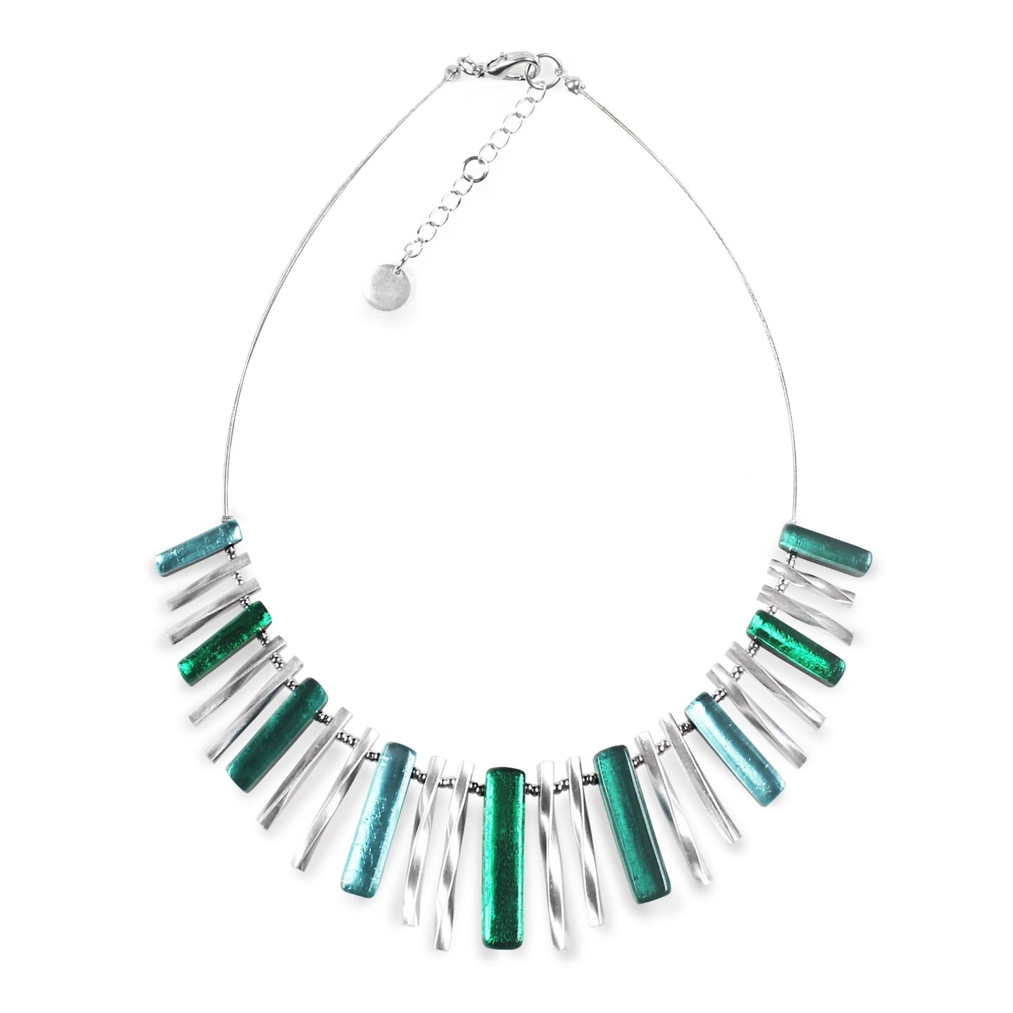 Emerald Matchsticks Necklace | The Jewellery Stop