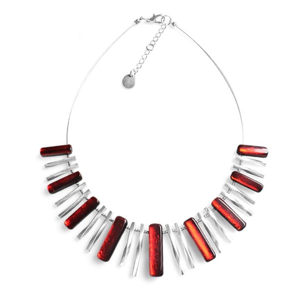 Red Matchsticks Necklace | The Jewellery Stop
