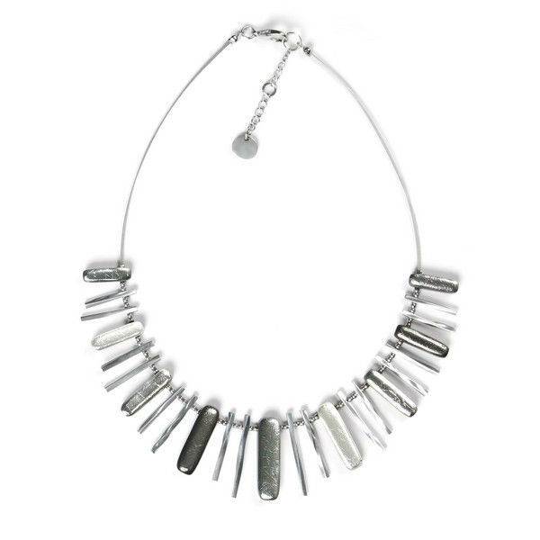 Steel Matchsticks Necklace | The Jewellery Stop
