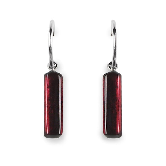 Plum Matchsticks Creole Earrings | The Jewellery Stop
