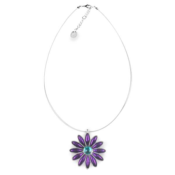 Peacock Daisy Pendant | The Jewellery Stop