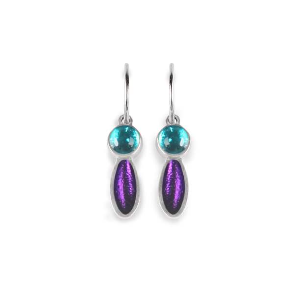 Peacock Daisy Creole Earrings | The Jewellery Stop